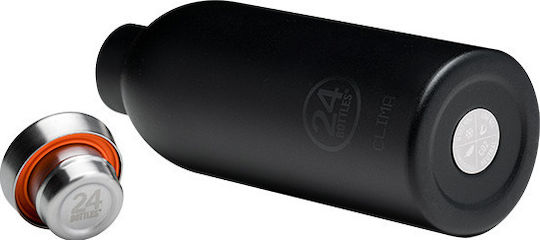 24Bottles Clima Μπουκάλι Θερμός Ανοξείδωτο BPA Free 850ml Μαύρο