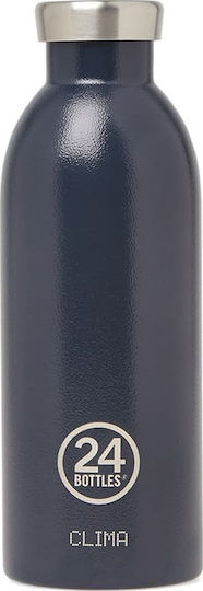 24Bottles Clima Μπουκάλι Θερμός Ανοξείδωτο BPA Free 500ml Μπλε