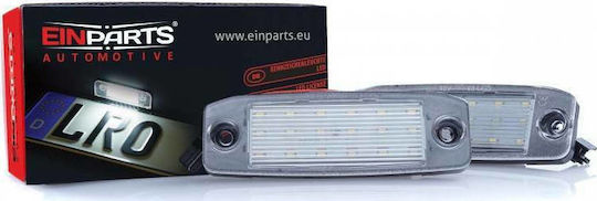 Einparts LED License Plate Lights Kia Sportage 2009 Set of 2