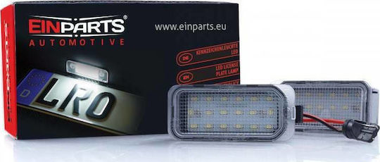 Einparts LED License Plate Lights Ford C-Max 2 Pieces