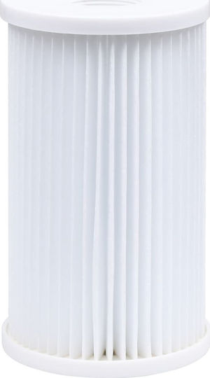 vidaXL Στρογγυλή Πισίνα PVC 1700lt 350x90εκ. Λευκή