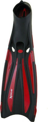 XDive Hunter Swimming / Snorkelling Fins Medium Red Red 63155