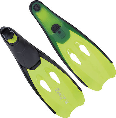 Salvas Cancun Kids Swimming / Snorkelling Fins Medium Light Green 52015