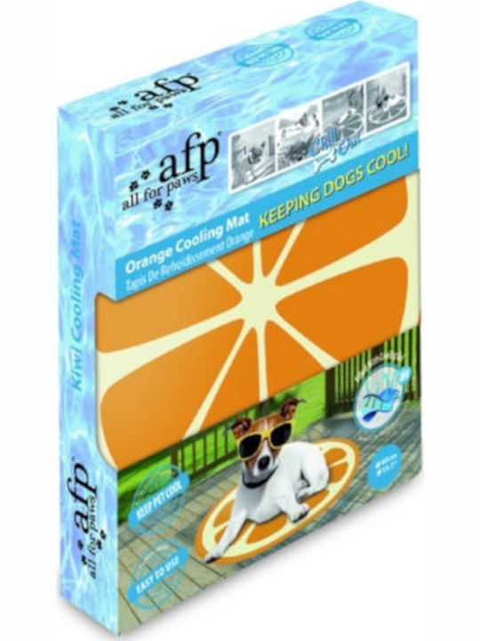 All For Paws Матрак Легло за куче Охлаждащо Оранжев 60x60см.