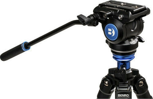 Benro A2573F Aluminum Single Tube Tripod with S4Pro Fluid Video Head Статив за видео