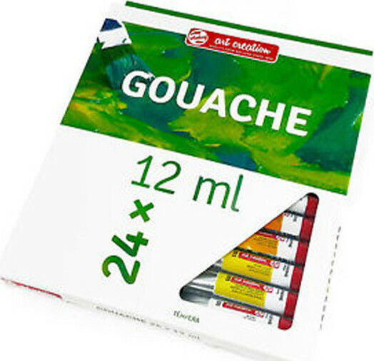 Royal Talens Art Creation Gouache Tempera Paints Multicolour in Tube 12ml 24pcs
