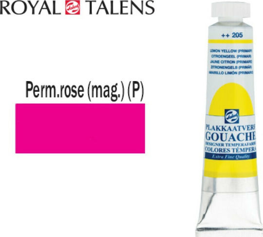 Royal Talens Extra Fine Tempera Paints Magenta 397 in Tube 20ml 3pcs