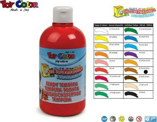 Toy Color Ready Tempera Farben Braun in Flasche 500ml 1Stück