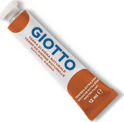 Giotto Tempera Tempera Farben Natural Sienna No 20 in Röhre 12ml 1Stück 035202000