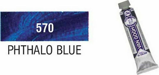 Royal Talens Van Gogh Oil Colour Phthalo Blue 570 20ml