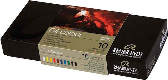 Royal Talens Rembrandt Oil Colours Set Set Oil Colours 15ml 10pcs