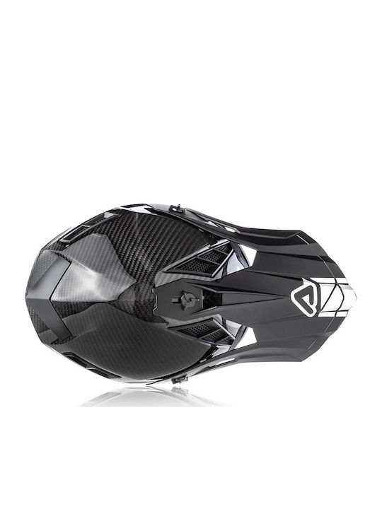 Acerbis Steel Carbon Black/Silver Motorradhelm Motocross 940gr 23424.020