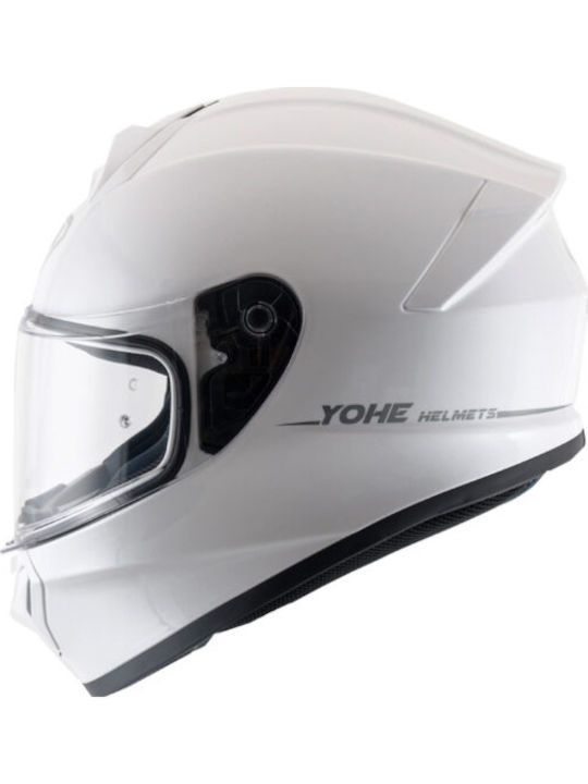 Yohe 935 SV Glossy White Motorradhelm Aufklappbar DOT / ECE 22.05 1600gr 93503000013