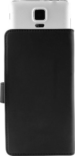 Puro UniWallet Buchhülle bis 6" Schwarz UNIWALLET3BLKXXL