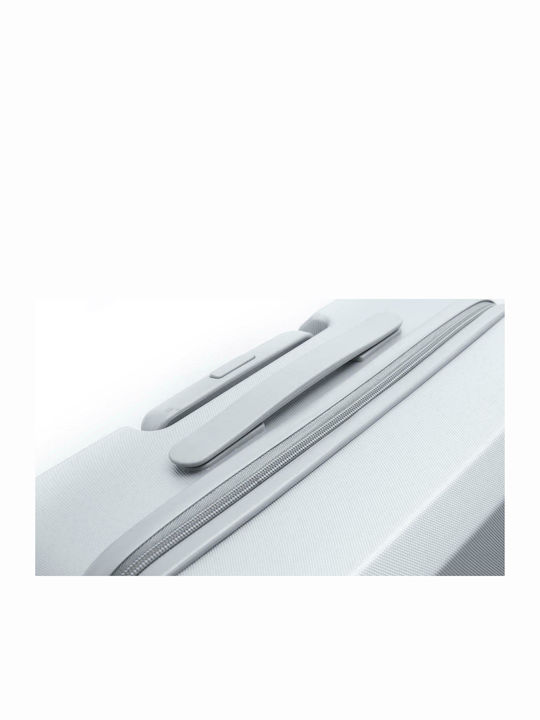 Nava Design Outline Valiză De Călătorie Medie Dură Argintie Cu 4 Roți Înălțime 65 Cm