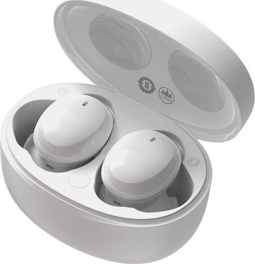 Baseus Bowie E2 In-ear Bluetooth Handsfree Earphones with Charging Case White