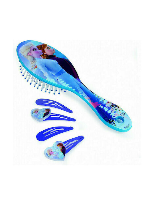 AS Kids Hair Brush Set Frozen Blue (Various Designs) 1pc