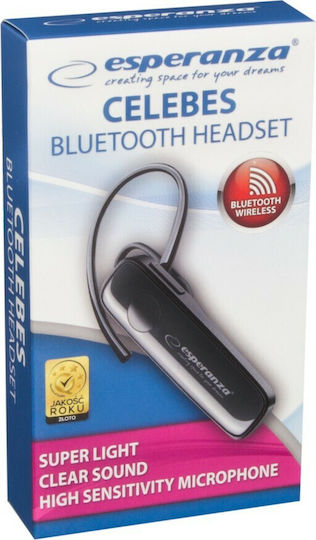 Esperanza EH184 Earbud Bluetooth Handsfree Ακουστικό Μαύρο