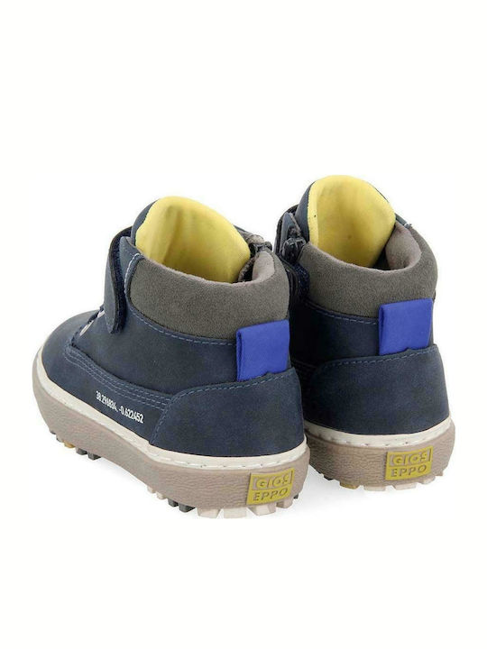 Kinderstiefeletten mit Reißverschluss Blau
