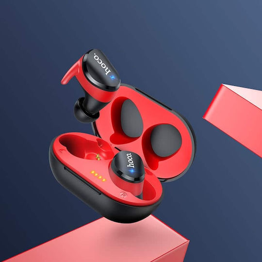 Hoco ES41 In-ear Bluetooth Handsfree Ακουστικά με Θήκη Φόρτισης Μαύρα