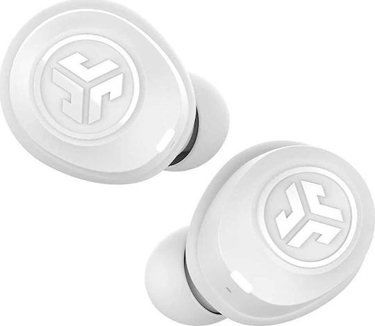 Jlab JBuds Air Executive Bluetooth Handsfree Căști cu Carcasă de Încărcare Alb