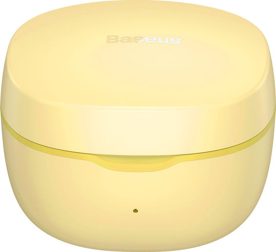 Baseus WM01 In-ear Bluetooth Handsfree Earphones with Charging Case Yellow