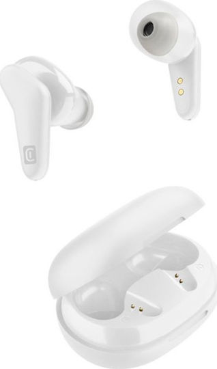 Cellular Line Hark In-ear Bluetooth Handsfree Ακουστικά με Θήκη Φόρτισης Λευκά