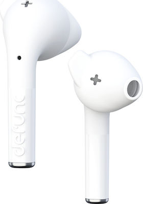 Defunc True Go Earbud Bluetooth Handsfree Earphones with Sweat Resistance and Charging Case Whitά