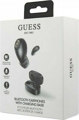 Guess GUTWSJL4GGO In-ear Bluetooth Handsfree Earphones with Charging Case Blacα