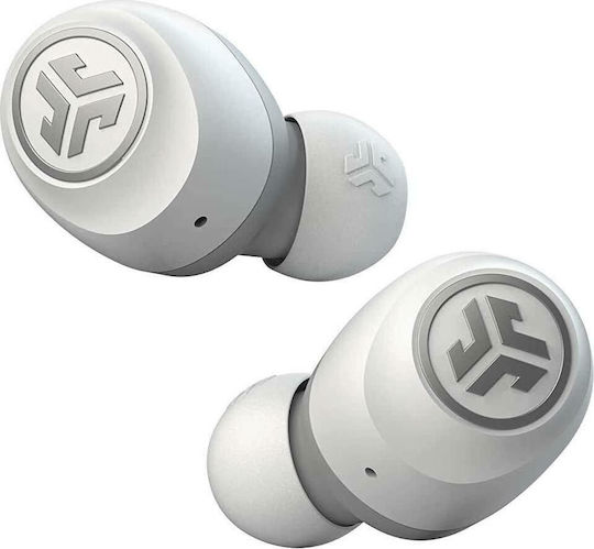 Jlab Go Air In-ear Bluetooth Handsfree Căști cu Carcasă de Încărcare Alb