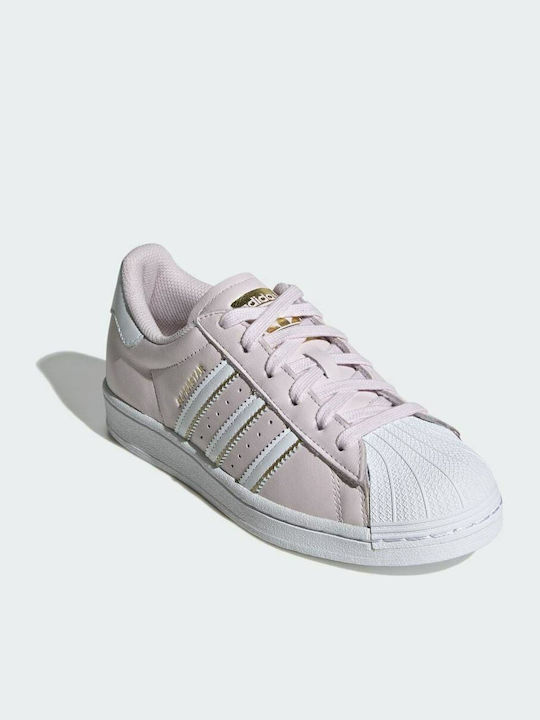 Adidas Superstar Γυναικεία Sneakers Cloud / Almost Pink / Gold Metallic GZ3453 | Skroutz.gr