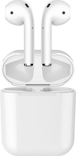 Devia EM043 Earbud Bluetooth Handsfree Earphones with Charging Case White