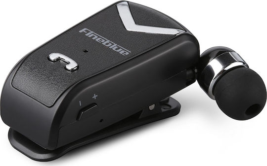 Fineblue F-V2 In-ear Bluetooth Handsfree Ακουστικό Πέτου Μαύρο
