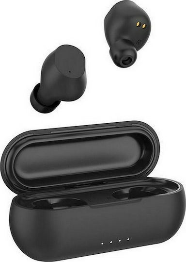 Havit i98 In-ear Bluetooth Handsfree Ακουστικά με Αντοχή στον Ιδρώτα και Θήκη Φόρτισης Μαύρα