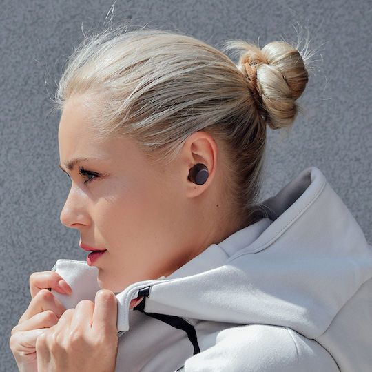 Havit i98 In-ear Bluetooth Handsfree Ακουστικά με Αντοχή στον Ιδρώτα και Θήκη Φόρτισης Μαύρα
