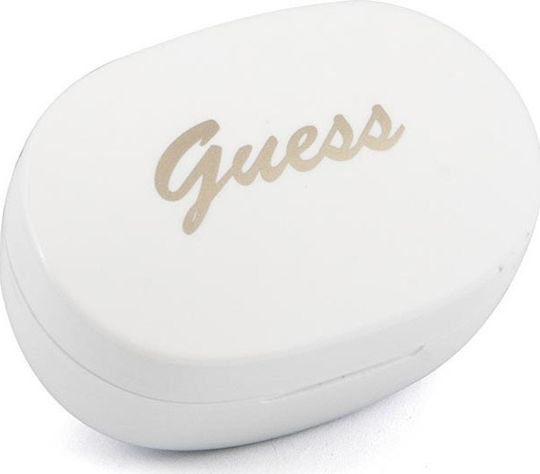 Guess GUTWST30 In-Ear Bluetooth-Freisprecheinrichtung Kopfhörer mit Ladeetui Weiß