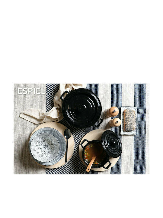 Espiel Divine Löffel Für Abendessen Inox Schwarz 20.7cm K12