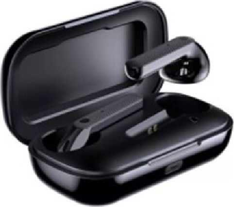 Remax TWS-18 Earbud Bluetooth Handsfree Ακουστικά με Θήκη Φόρτισης Μαύρα