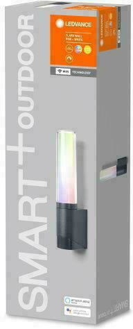 Ledvance Smart Wifi Flare Wall Aplica de exterior montată pe perete LED IP44 7.5W cu Alb Cald Lumină 9.8x6.6x33.1εκ.