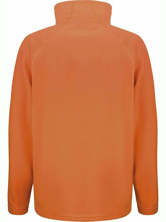 Result Micron Men's Long Sleeve Promotional Cardigan Orange