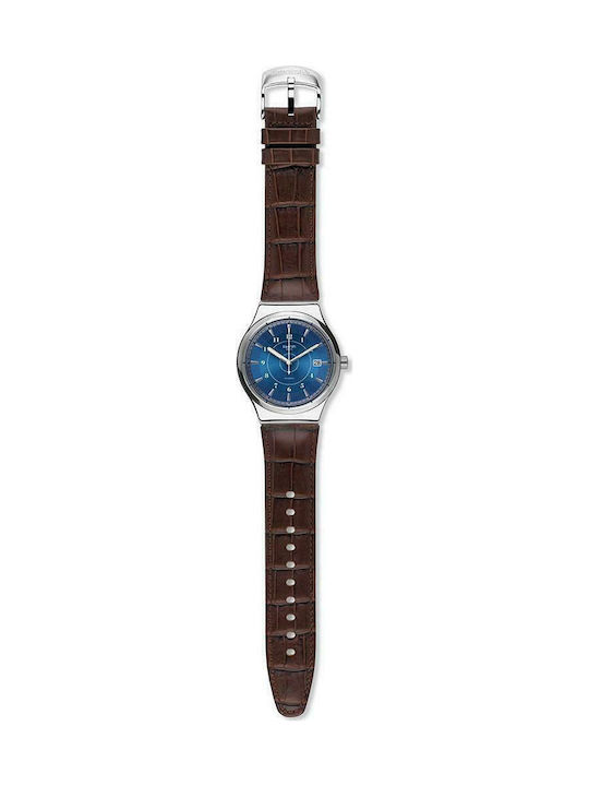 Swatch Sistem Fly Uhr Automatisch mit Braun