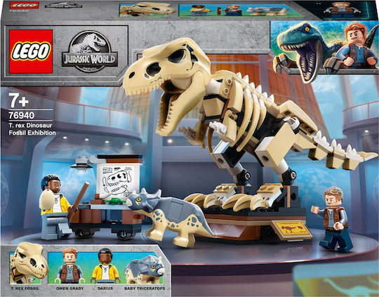 LEGO Jurassic World T Rex Dinosaur Fossil Exhibition Für 7+ Jahre 198 Stück