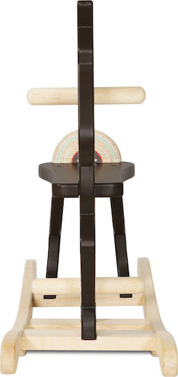 Le Toy Van Wooden Rocking Toy Horse for 12+ months with Max Load Capacity 50kg Brown