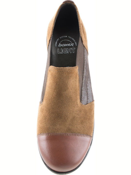 Ανατομικά Γυναικεία Slip-On Δερμάτινα Ταμπά