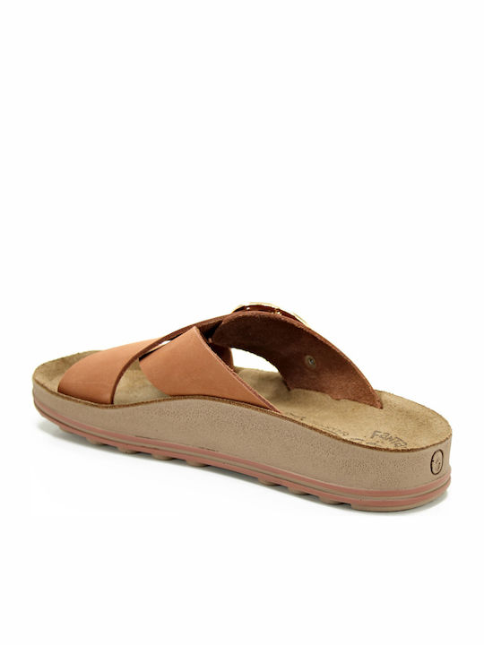 Misty S317 Leather Women's Flat Sandals Anatomic Aragosta