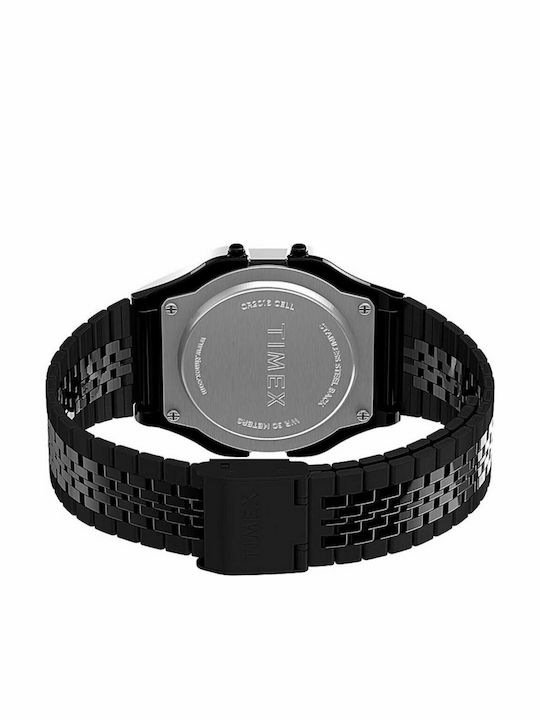 Timex T80 Digital Men's Watch 34mm Battery Black