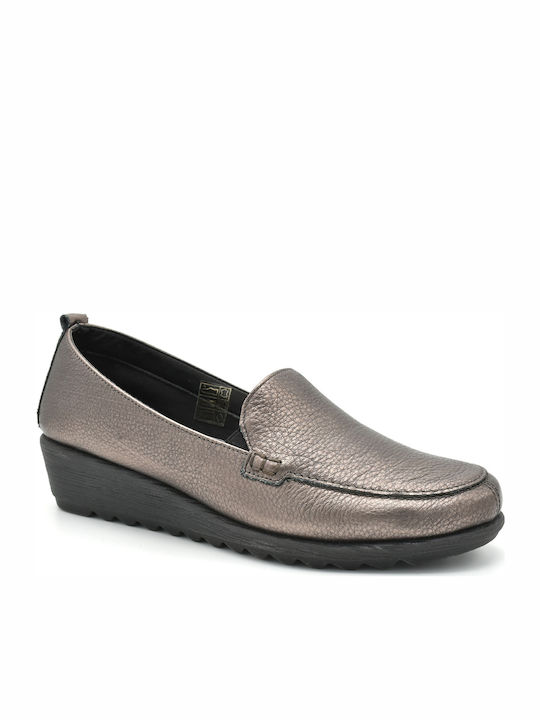 The Flexx 4216-1240-004 Γυναικεία Loafers σε Χρυσό Χρώμα