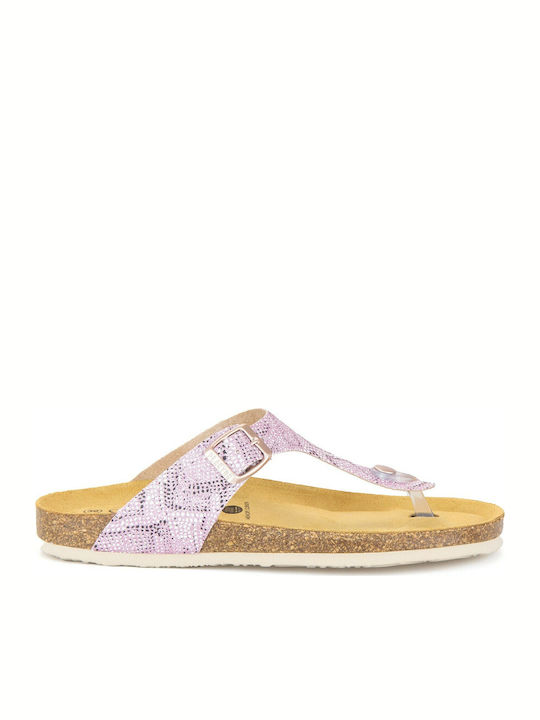 Bolero Leather Women's Flat Sandals Anatomic Rose