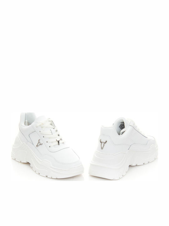 Carte Damen Chunky Sneakers Weiß