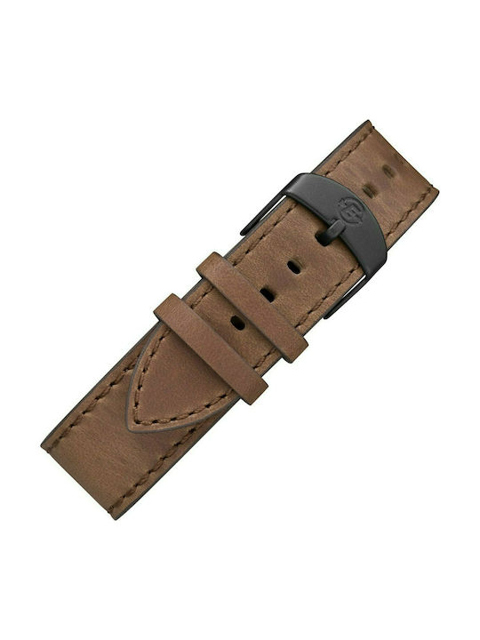 Timex Expedition Ανδρικό Ρολόι 43mm Μπαταρίας με Καφέ Δερμάτινο Λουράκι